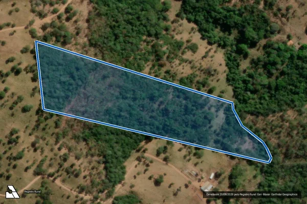 Imagem de satélite de FAZENDA ÁGUA LIMPA - Gleba 01B em Varjão - GO