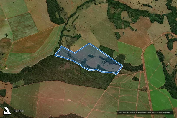 Imagem de satélite de Fazenda Espingarda - Fazenda Espingarda em Costa Rica - MS