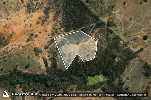 Imagem de satélite de FAZENDA SANTA LAURA - GLEBA 63 em Glaucilândia - MG
