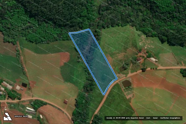 Imagem de satélite de Lote Colonial nº 43-A - Parcela 02 em Iporã do Oeste - SC