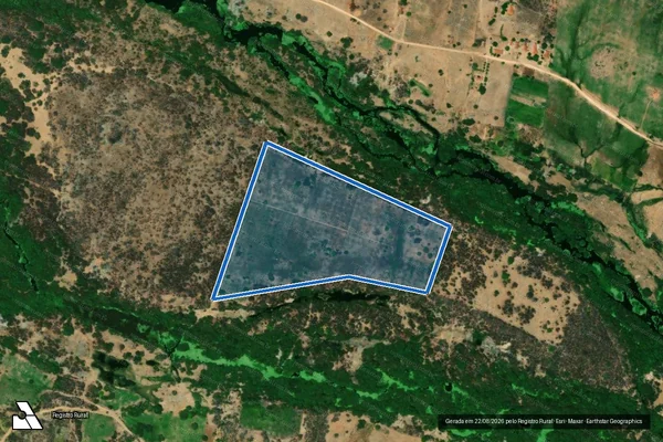 Imagem de satélite de FAZENDA ÁGUAS BELAS - Parte 1 em Orós - CE