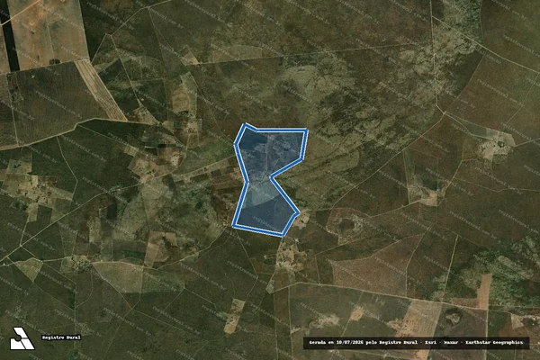 Imagem de satélite de FAZENDA SERTÃOZINHO - GLEBA 02 - Parcela 1 em Serra Dourada - BA