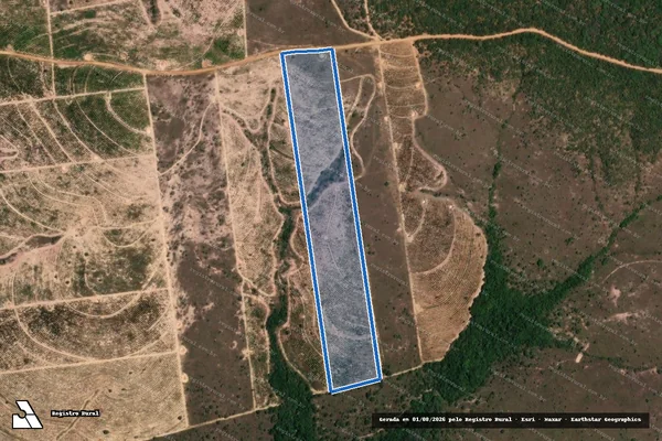 Imagem de satélite de FAZENDA AMÉRICA GLEBA D4 - Gleba D4 D em Pompéu - MG