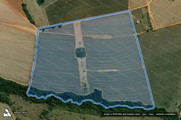 Imagem de satélite de Fazenda Nossa Senhora da Aparecida - Parcela 1 em Perdizes - MG