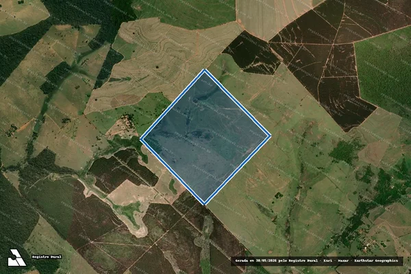 Imagem de satélite de FAZENDA ARARIBÁ - GLEBA B em Cafelândia - SP