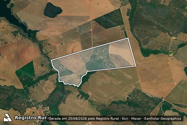 Imagem de satélite de FAZENDA ARANHA - Parcela 1 em Niquelândia - GO