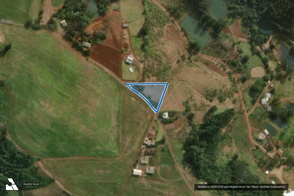 Imagem de satélite de Parte do Lote Rural N° 30 - Parte 3 em São Miguel do Oeste - SC