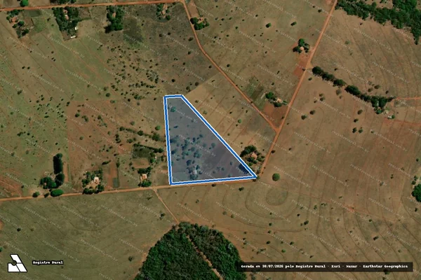 Imagem de satélite de PROJETO DE ASSENTAMENTO ALECRIM - Lote 77 em Selvíria - MS