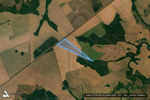 Imagem de satélite de FAZENDA PARAÍSO - 001 em Rio Verde - GO