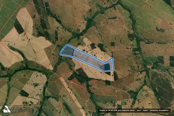 Imagem de satélite de Sitio Fernandes - Gleba II em Pontes Gestal - SP