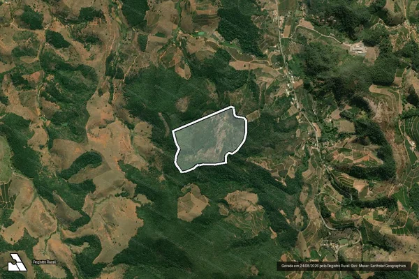 Imagem de satélite de Fazenda Cabeceira - Parte 1 em Afonso Cláudio - ES