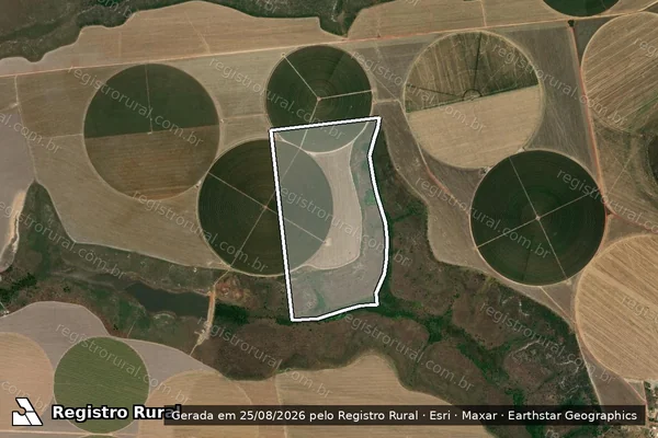 Imagem de satélite de FAZENDA PEDRAS - Gleba 04 em Unaí - MG