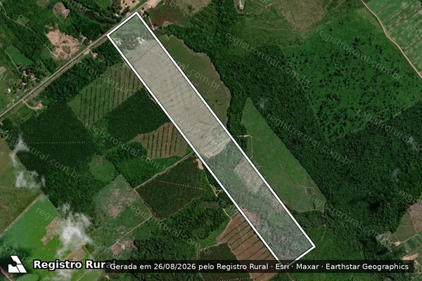 Imagem de satélite de SITIO NOTA 10 III - Parcela 1 em Tailândia - PA
