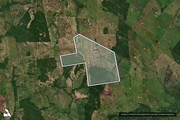 Imagem de satélite de ESTÂNCIA ESTRELA DO SUL - Parte 1 em Bodoquena - MS