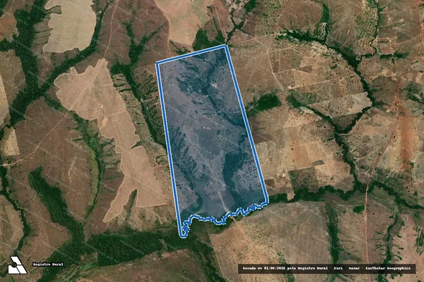 Imagem de satélite de FAZENDA GRÃO DOURADO I em Goianorte - TO