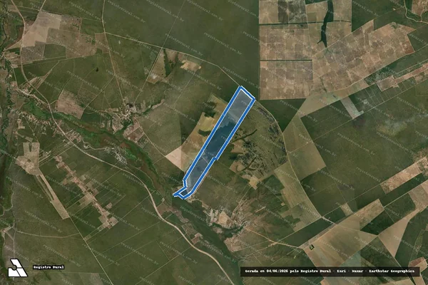 Imagem de satélite de FAZENDA PAJUSSARA em São Desidério - BA