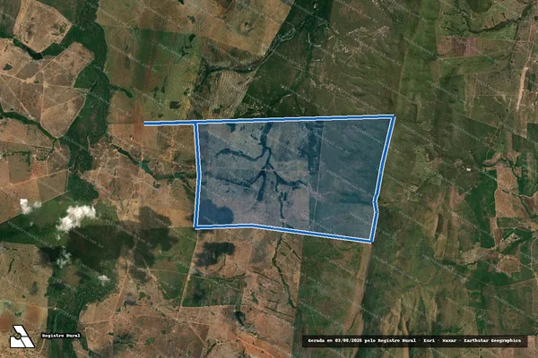Imagem de satélite de LOTE  56 DO LOTEAMENTO SAO MIGUEL e ALMAS em São Salvador do Tocantins - TO