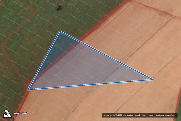 Imagem de satélite de Fazenda Cabeceira - Parte 1 em Frutal - MG