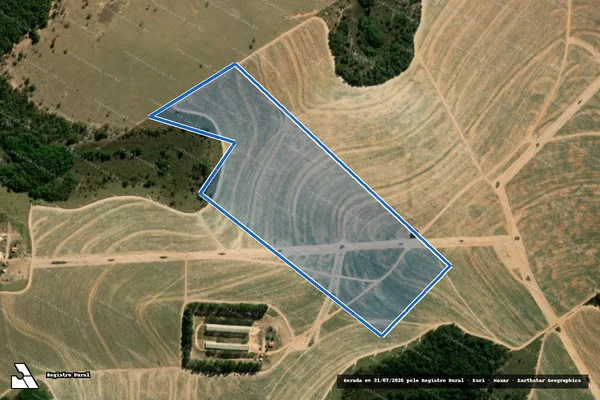 Imagem de satélite de Fazenda Babilônia L. D. São Bernado - Parte 1 em Mineiros - GO