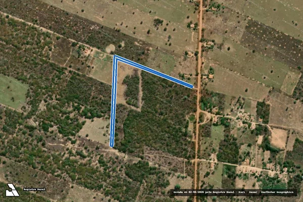 Imagem de satélite de Estrada Vicinal 01 - Estrada Vicinal 01 em Sítio do Mato - BA