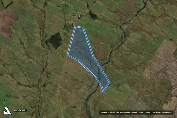 Imagem de satélite de Cerrito II ? Campo Novo - Cerrito II ? Gleba Campo Novo em Uruguaiana - RS
