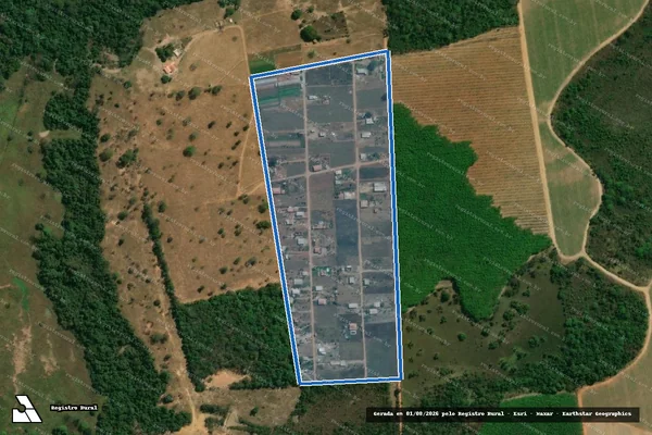 Imagem de satélite de Fazenda Calção de Couro - Gleba B em Vila Propício - GO