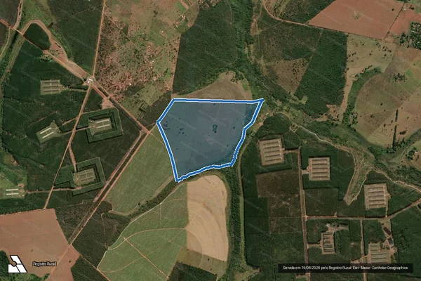 Imagem de satélite de FAZENDA CONQUISTA - - em Uberlândia - MG