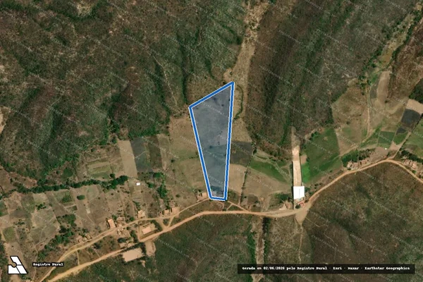 Imagem de satélite de Fazenda Brejo - Parte 1 em Vargem Grande do Rio Pardo - MG