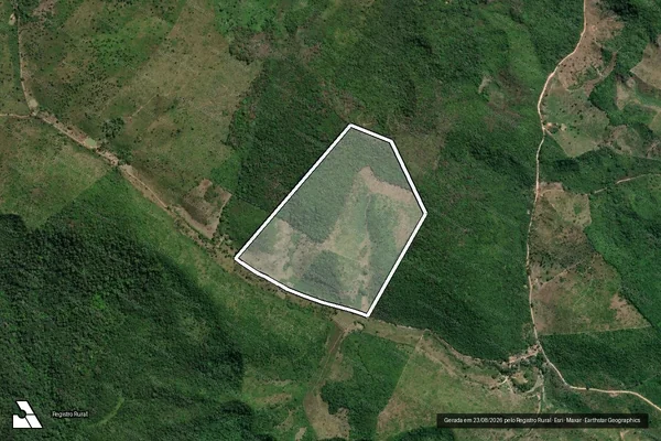 Imagem de satélite de SITIO LADEIRA BRANCA   P.A. PADRE CÍCERO/ JASMINA ? LOTE 53 - LOTE 53 em Santa Luzia - MA