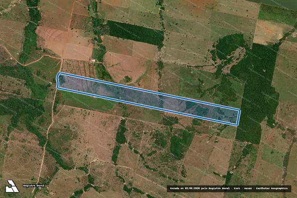 Imagem de satélite de Fazenda Dona Joana I ? Parcela 117 (Setor F) - Fazenda Dona Joana I ? Parcela 117 (Setor F) em Terra Nova do Norte - MT