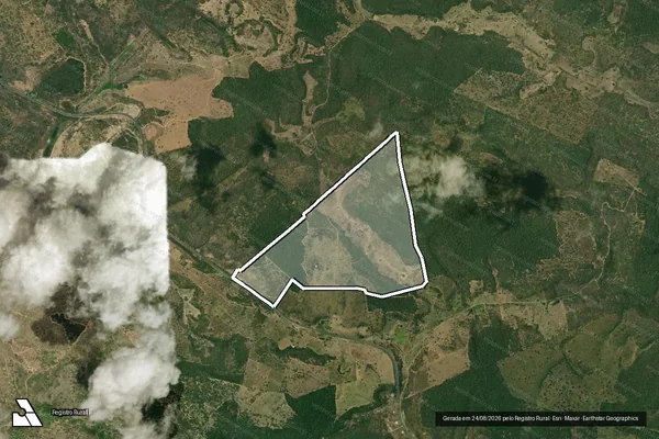 Imagem de satélite de FAZENDA JURITI - GLEBA em Piritiba - BA