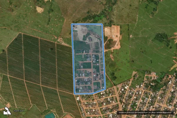 Imagem de satélite de Projeto Redenção ? Lote 201-B - Parte 1 em Acrelândia - AC
