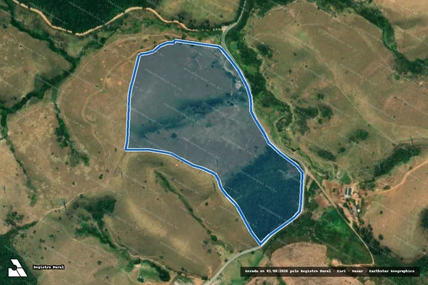 Imagem de satélite de Fazenda São João – Gleba 2 em Jacareí - SP