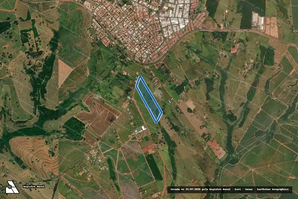 Imagem de satélite de FAZENDA MARIA ZULEIKA - Parte 1 em Valentim Gentil - SP