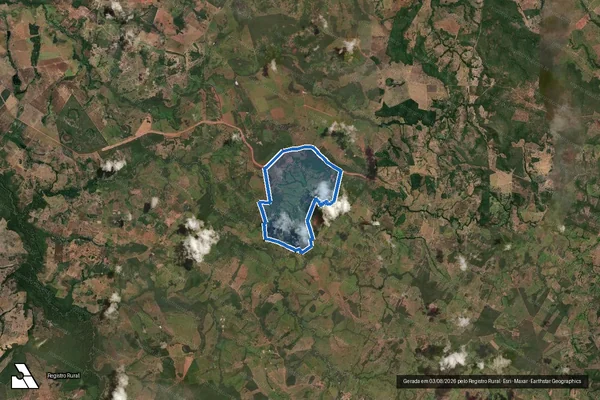 Imagem de satélite de FAZENDA SANTA MARCIA - Parte 1 em Trombas - GO