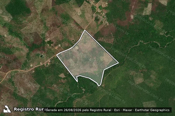 Imagem de satélite de Fazenda Barriguda Poderosa - 02 em Matões do Norte - MA