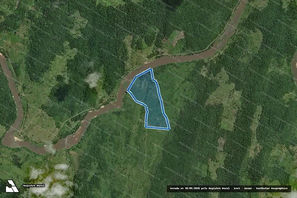 Imagem de satélite de FAZENDA BOM CONSELHO - Parte 1 em Aurelino Leal - BA