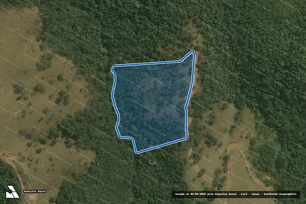 Imagem de satélite de Fazenda Boa Esperança - GLEBA G9 em Guaratinguetá - SP