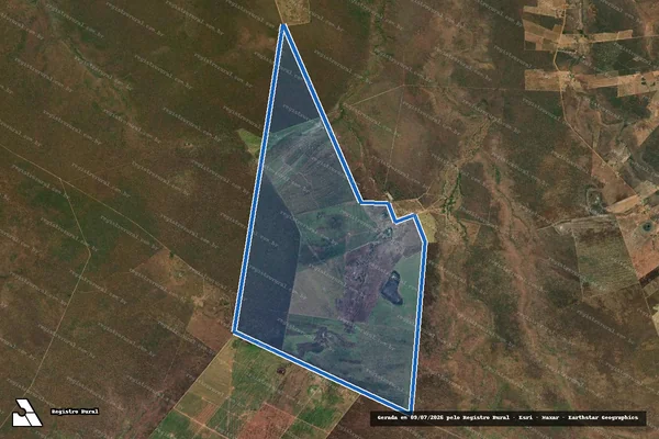 Imagem de satélite de FAZENDA MARAJÓ III - Parte 3 em Parnaguá - PI