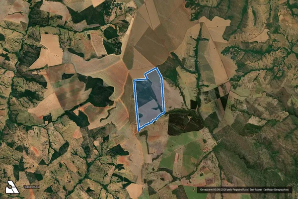 Imagem de satélite de FAZENDA MANDAGUAI em Luziânia - GO
