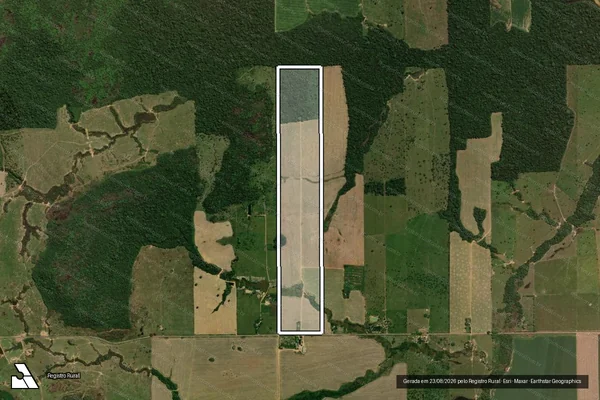 Imagem de satélite de LOTE 50 - GLEBA 14 - P.A.D. MARECHAL DUTRA - Parcela 1 em Rio Crespo - RO