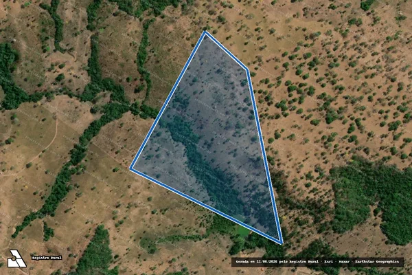 Imagem de satélite de FAZENDA BOA ESPERANÇA - PARTE 1 em Presidente Kennedy - TO