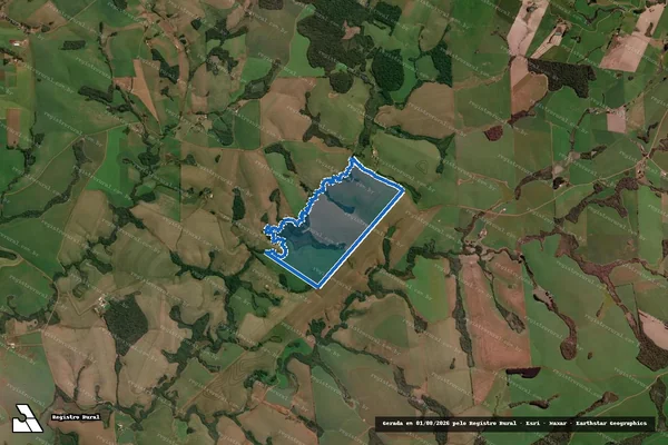 Imagem de satélite de Granja Tangara - Parte 1 em Jacutinga - RS