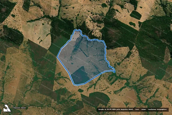 Imagem de satélite de FAZENDA CACHOEIRAS - 001 em Professor Jamil - GO