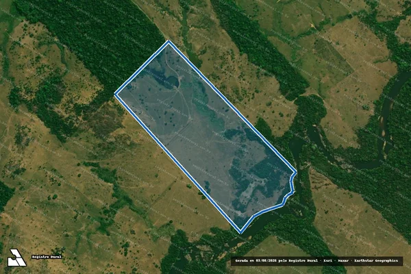 Imagem de satélite de FAZENDA BOM JESUS – LOTES 25 E 26 DA GLEBA 53 E LOTES 23,24,25 E 26 DA GLEBA 53A DO PIC PADRE ADOLPHO ROHL SETOR COLINA VERDE em Jaru - RO