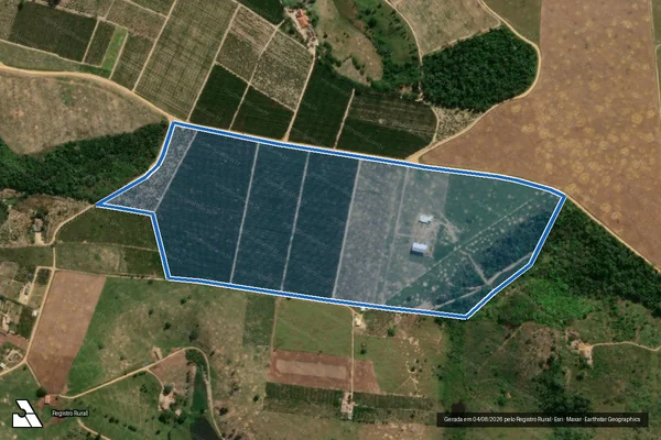 Imagem de satélite de Sítio Dianne - Parcela 1 em São Mateus - ES
