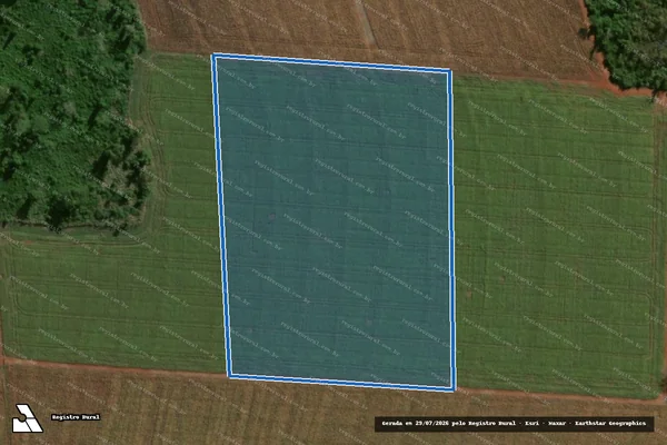 Imagem de satélite de FAZENDA SOLEDADE - Gleba B em Canápolis - MG