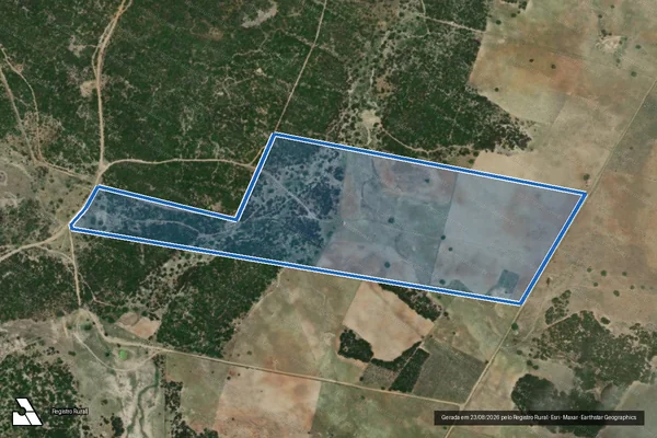 Imagem de satélite de PROJETO DE ASSENTAMENTO RONDA - LOTE 34 - Parte 1 em Tangará - RN