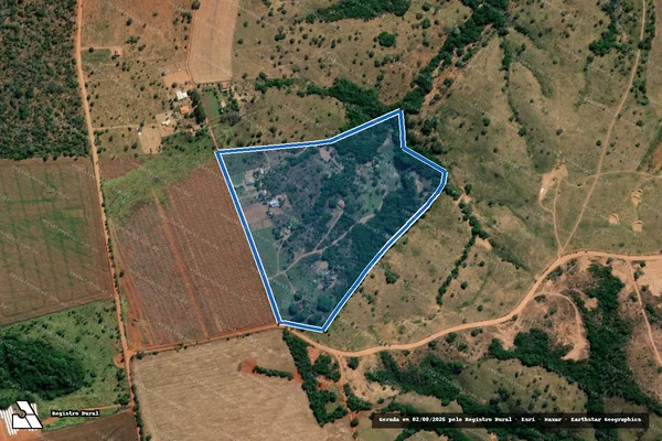 Imagem de satélite de FAZENDA LAGOA E SACO - Parcela 1 em Ouvidor - GO