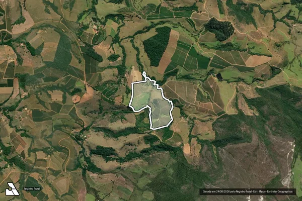 Imagem de satélite de FAZENDA DAS GOIABEIRAS - FAZENDA DAS GOIABEIRAS em São Tomé das Letras - MG